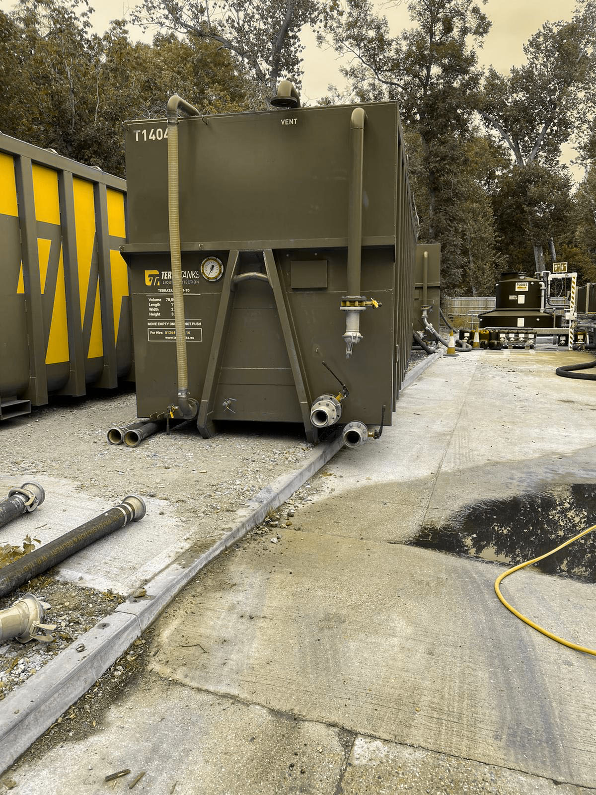 Center Parc Using a Terratank