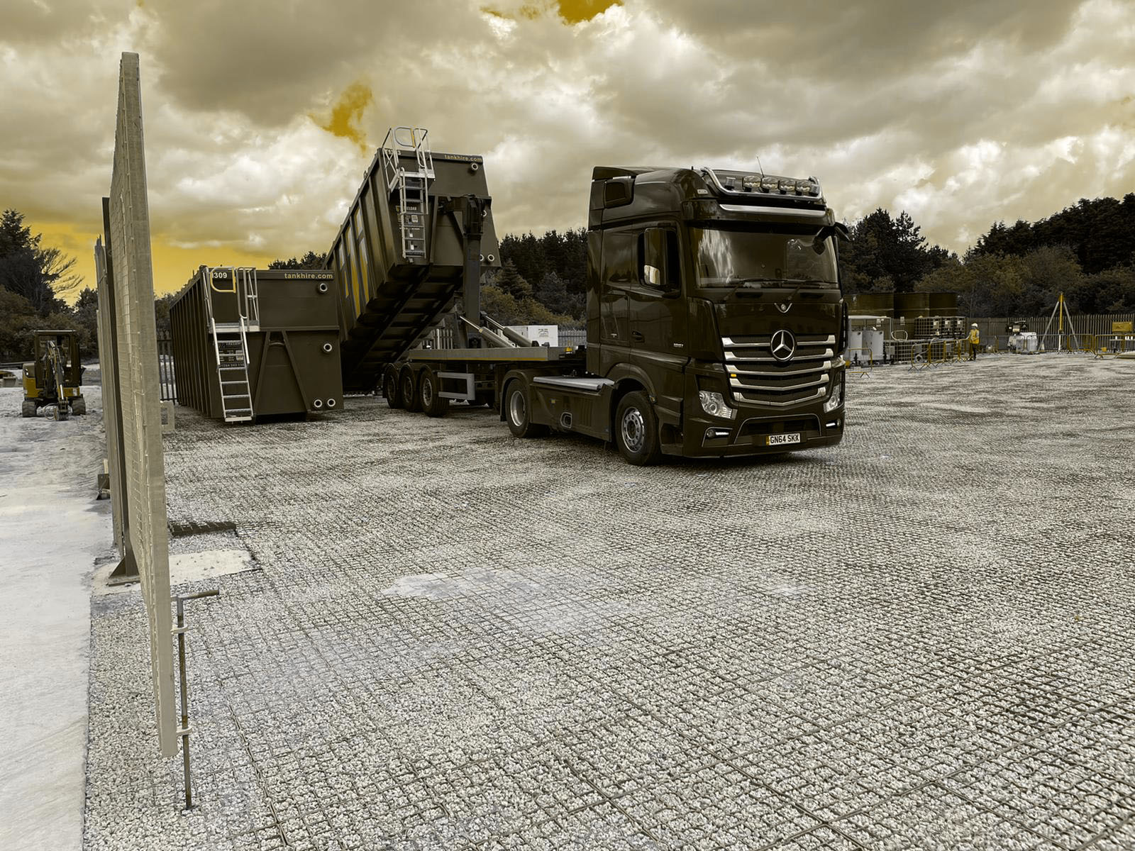 Delivering a TerraTank TT70 to Cornish Lithium