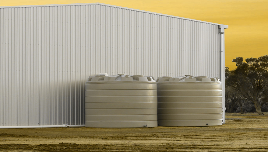 Poly storage tanks